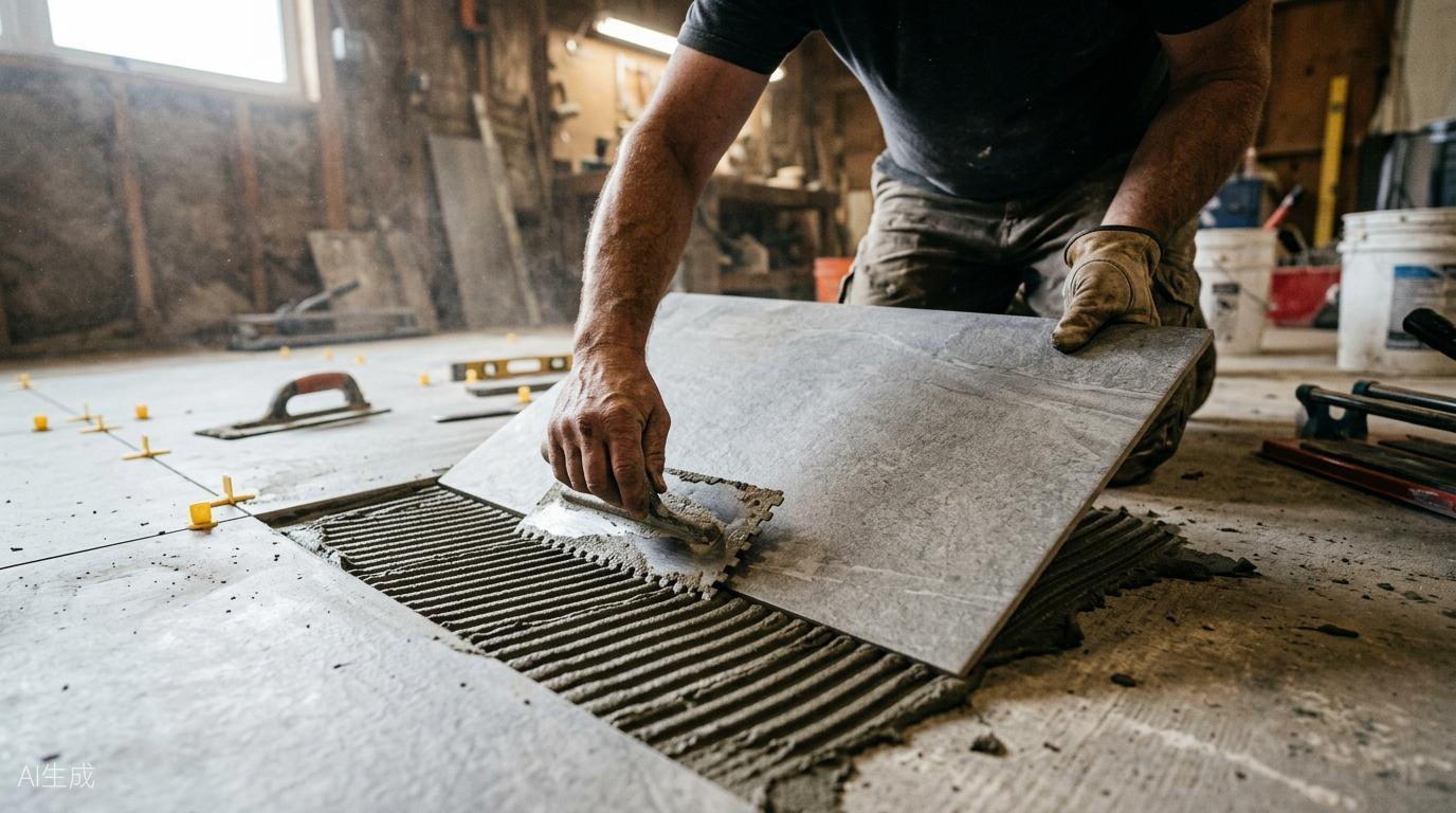 Tile installation