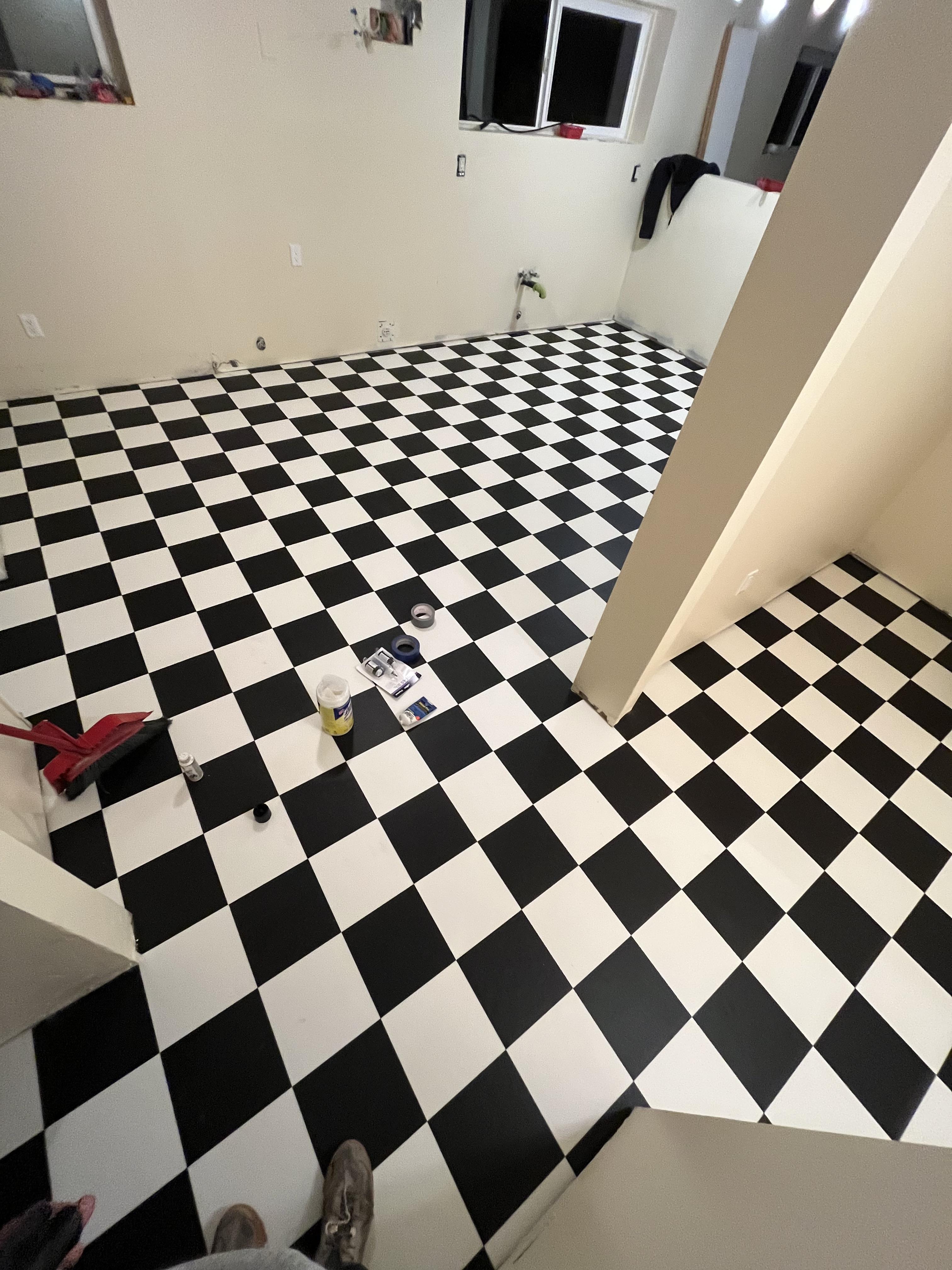 Vinyl plank flooring complete